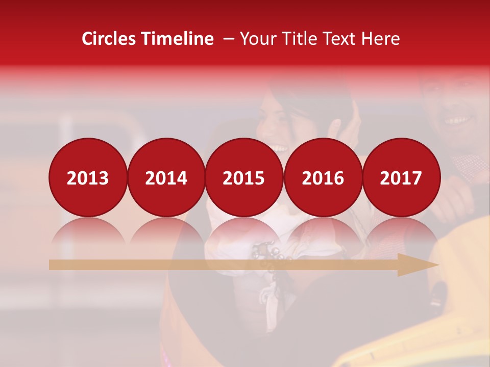 Event Outside Persons PowerPoint Template