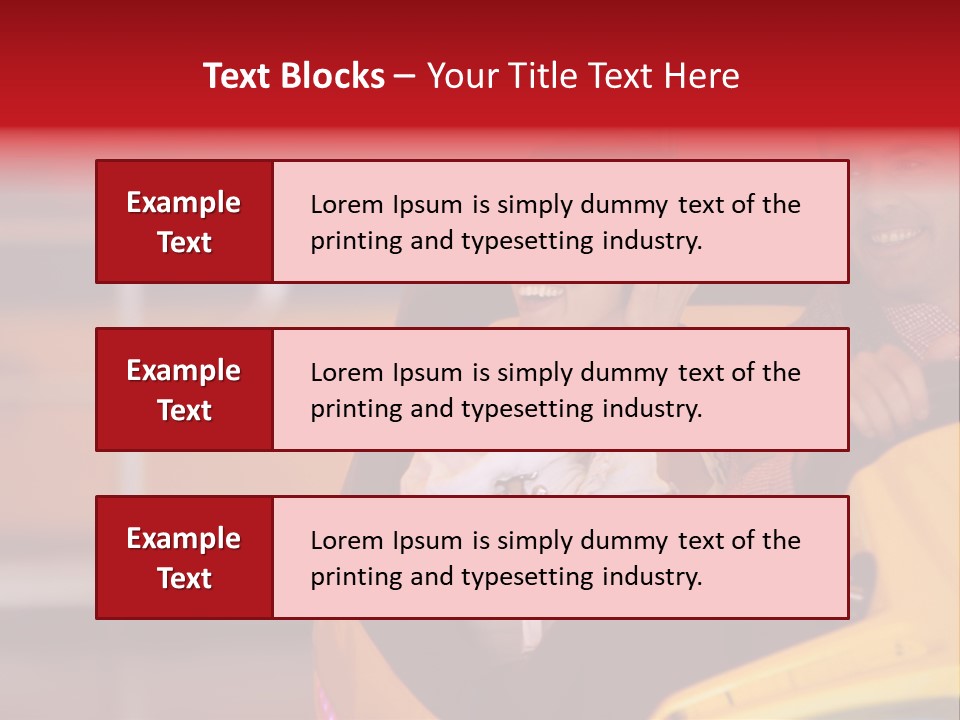 Event Outside Persons PowerPoint Template