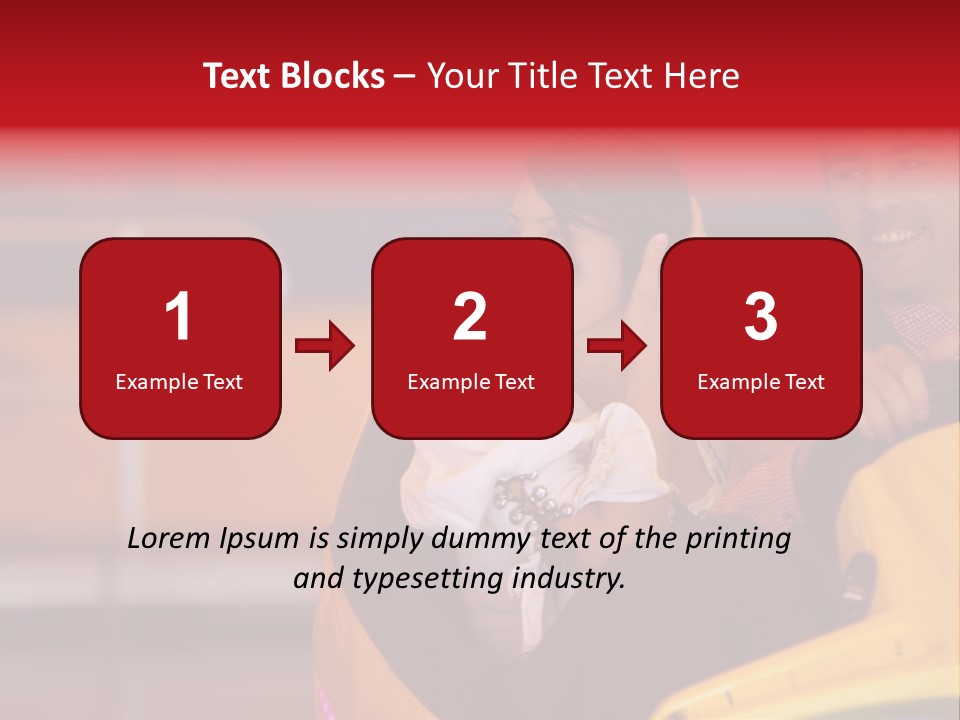 Event Outside Persons PowerPoint Template