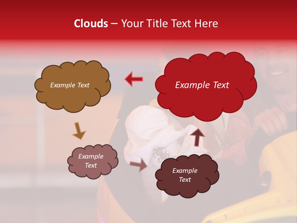 Event Outside Persons PowerPoint Template