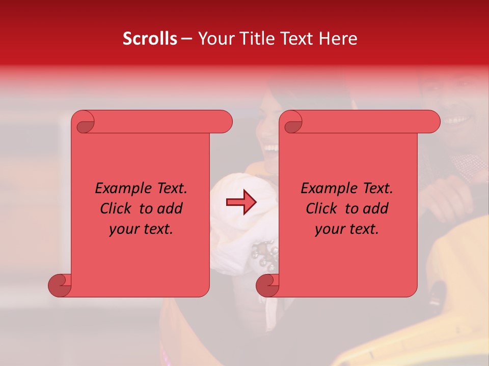 Event Outside Persons PowerPoint Template