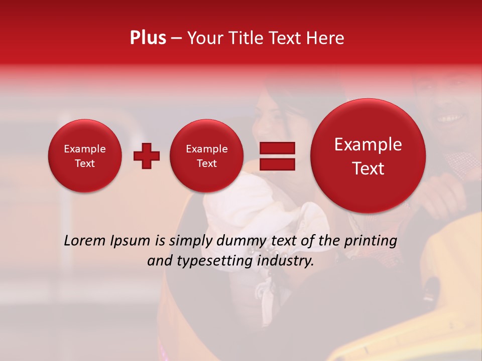 Event Outside Persons PowerPoint Template