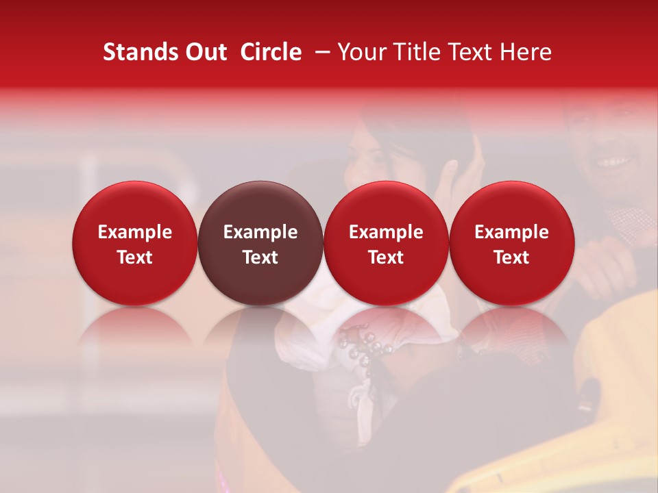 Event Outside Persons PowerPoint Template