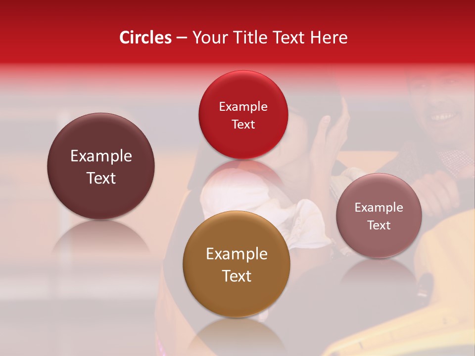 Event Outside Persons PowerPoint Template