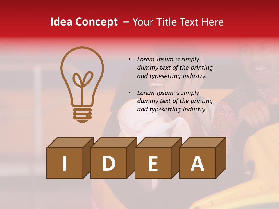 Event Outside Persons PowerPoint Template