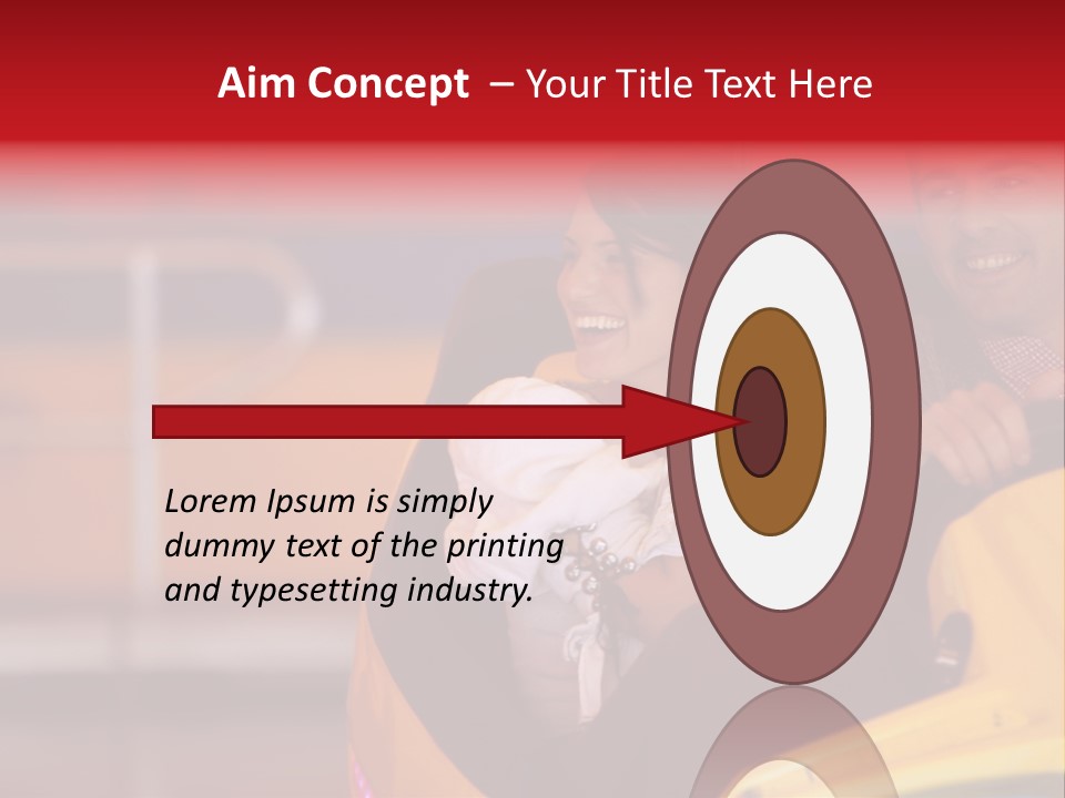 Event Outside Persons PowerPoint Template