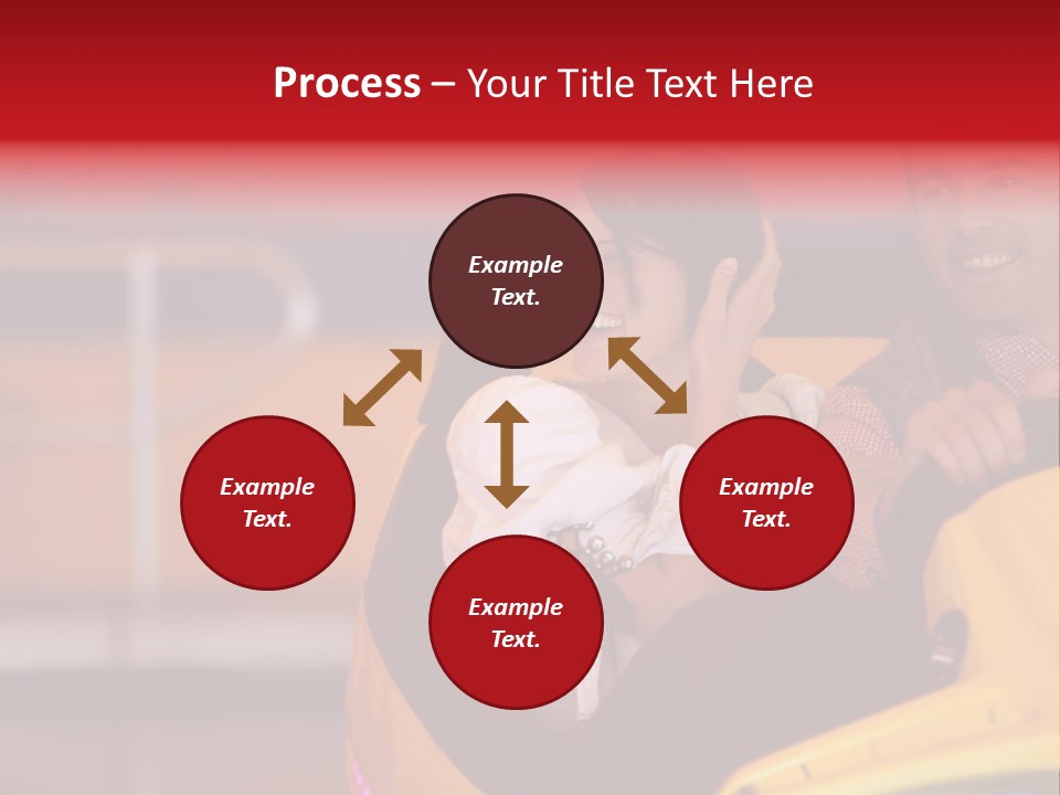 Event Outside Persons PowerPoint Template