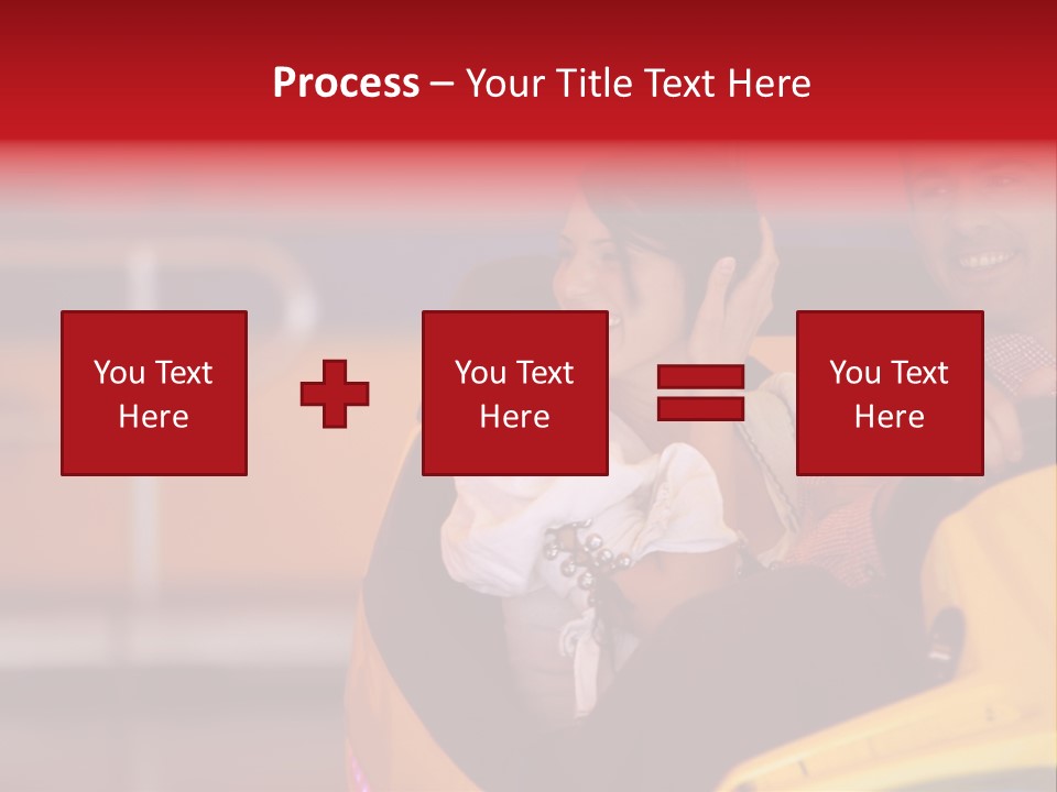 Event Outside Persons PowerPoint Template