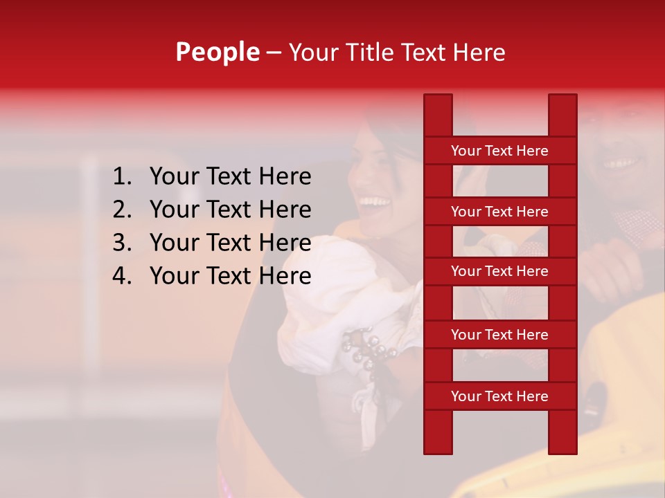 Event Outside Persons PowerPoint Template