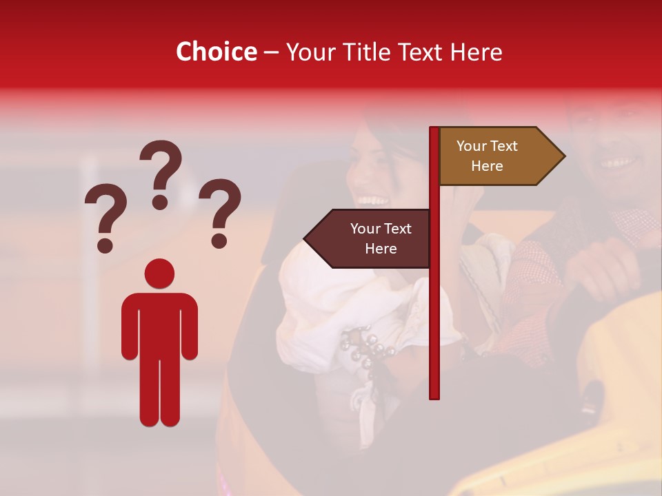 Event Outside Persons PowerPoint Template