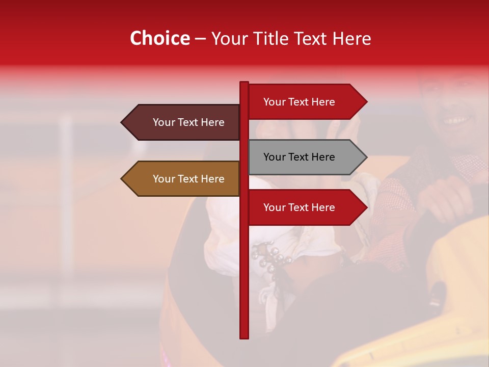 Event Outside Persons PowerPoint Template
