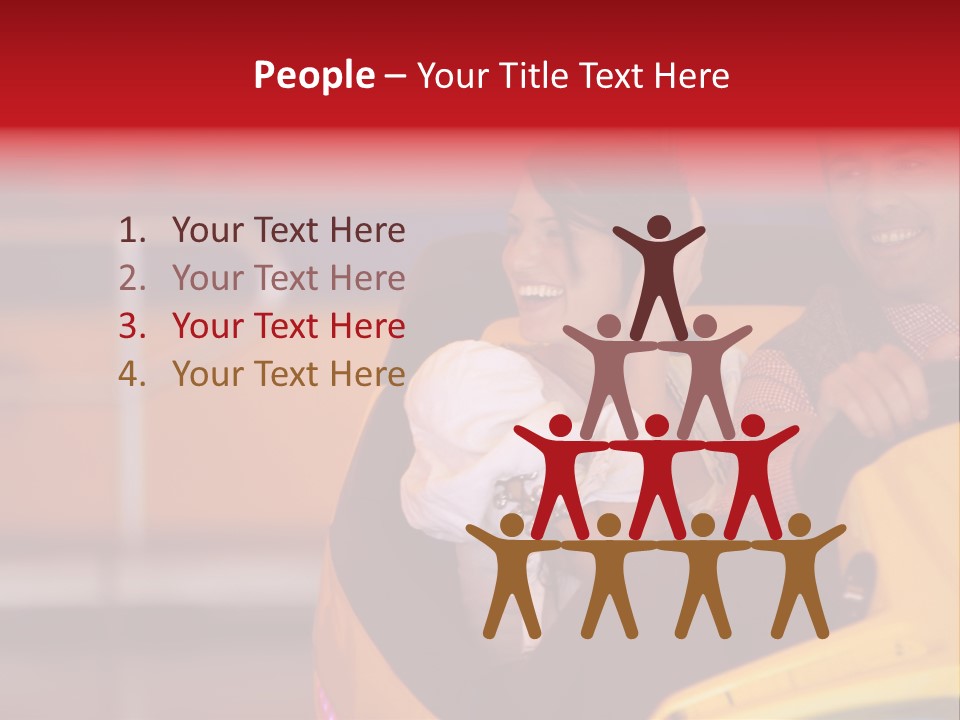 Event Outside Persons PowerPoint Template