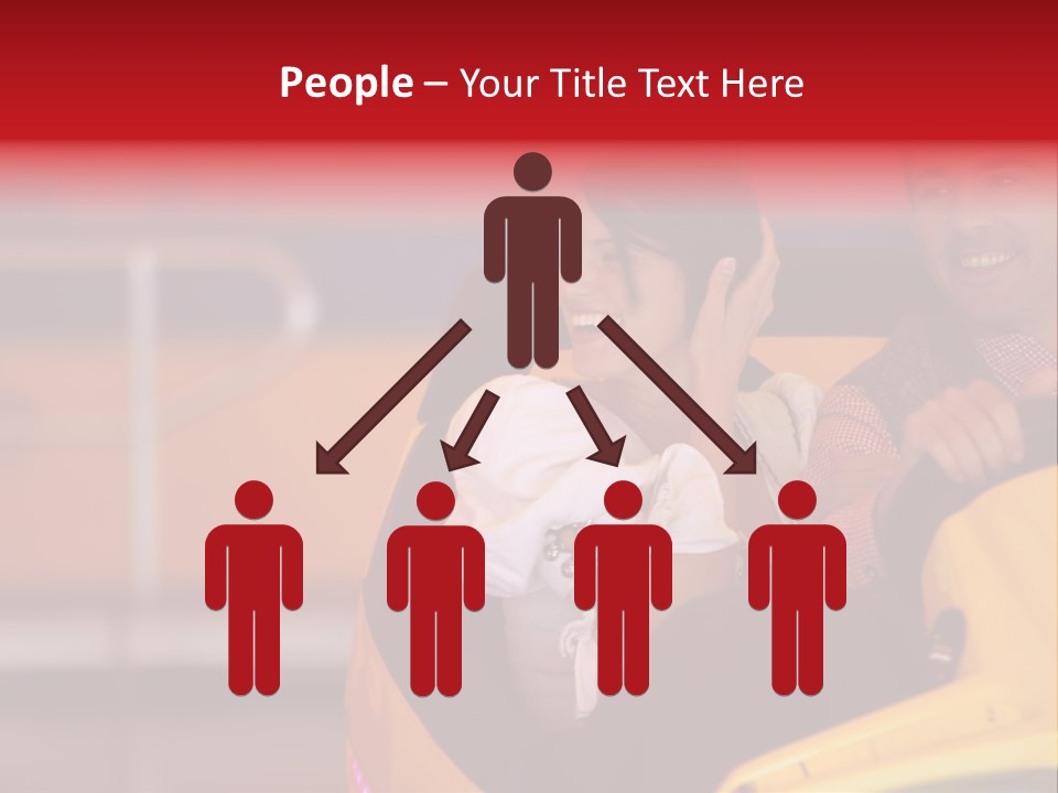 Event Outside Persons PowerPoint Template