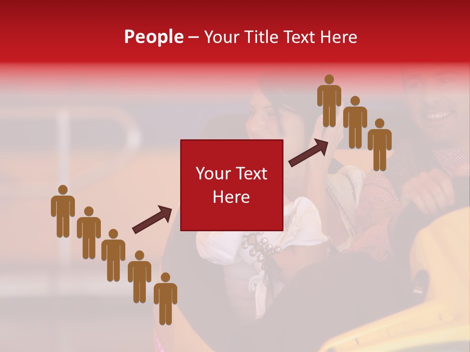 Event Outside Persons PowerPoint Template
