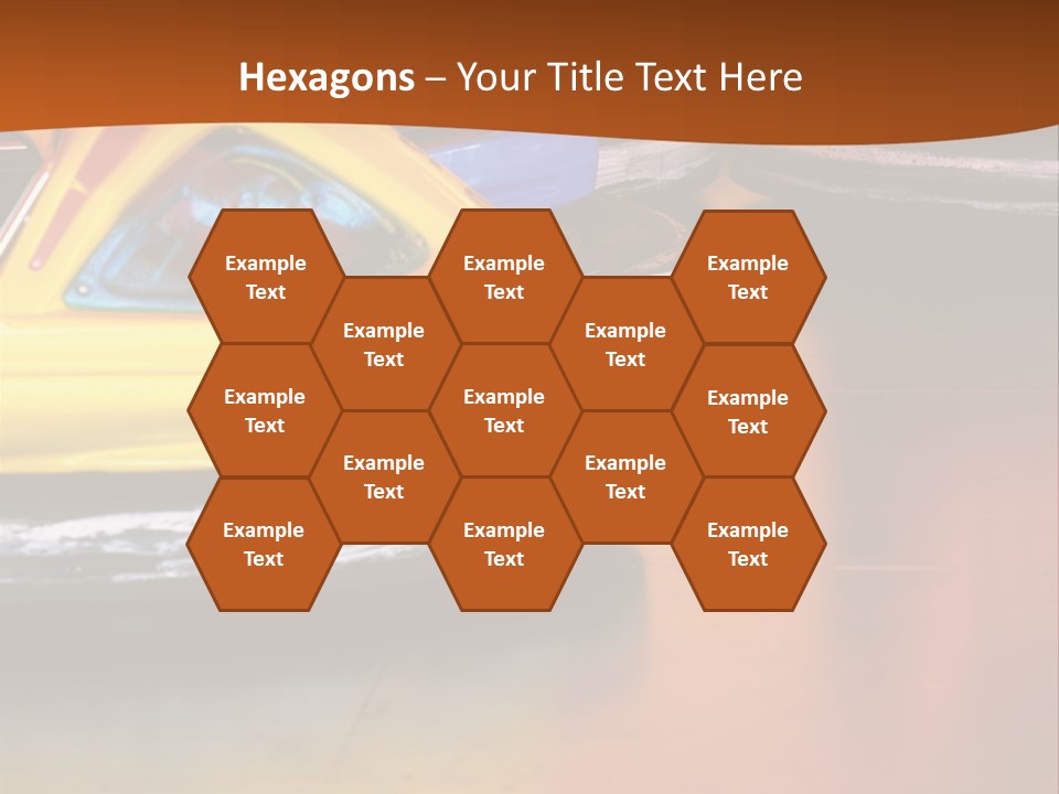 Outside Amusement Park Rides PowerPoint Template