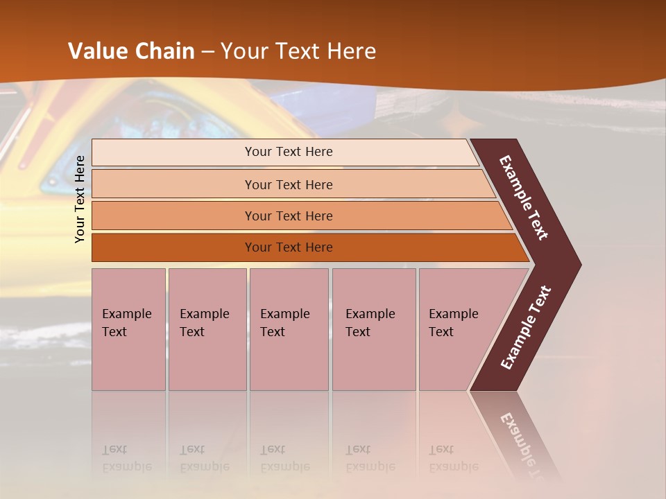 Outside Amusement Park Rides PowerPoint Template