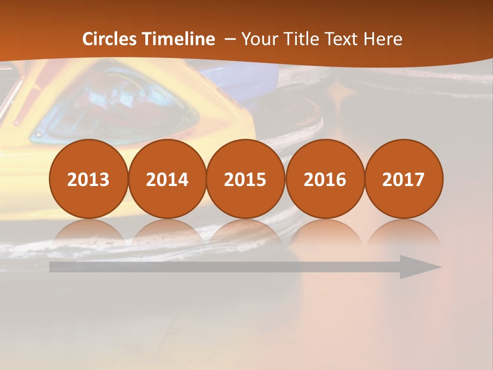 Outside Amusement Park Rides PowerPoint Template