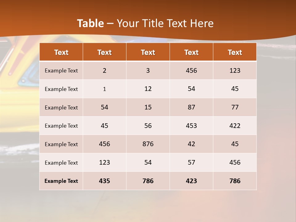 Outside Amusement Park Rides PowerPoint Template