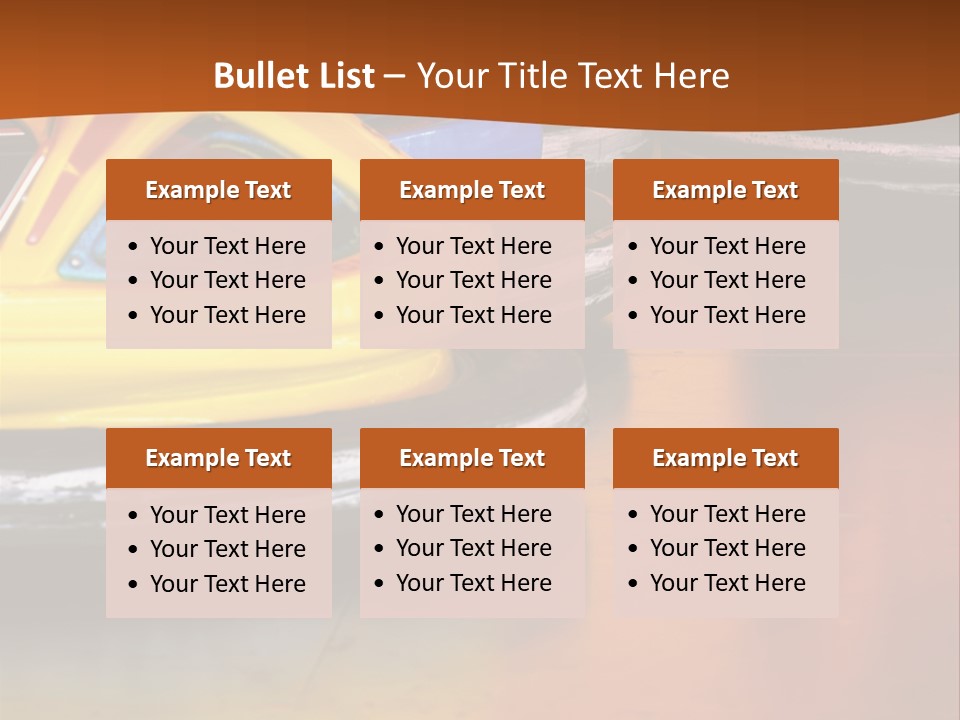 Outside Amusement Park Rides PowerPoint Template