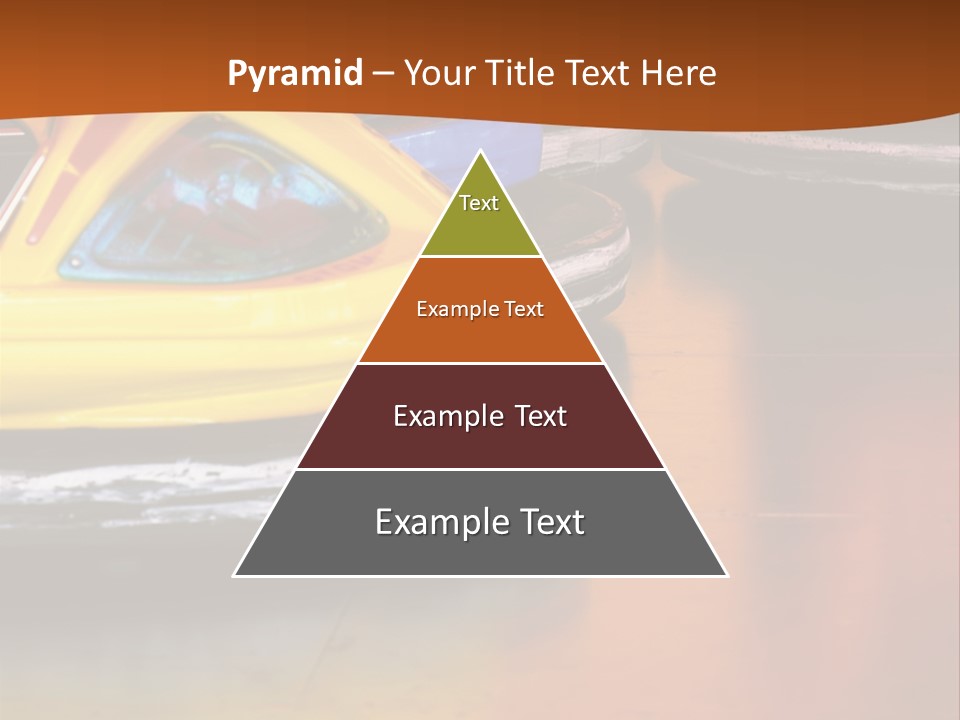 Outside Amusement Park Rides PowerPoint Template