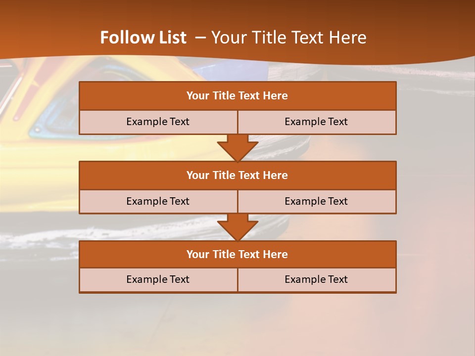 Outside Amusement Park Rides PowerPoint Template