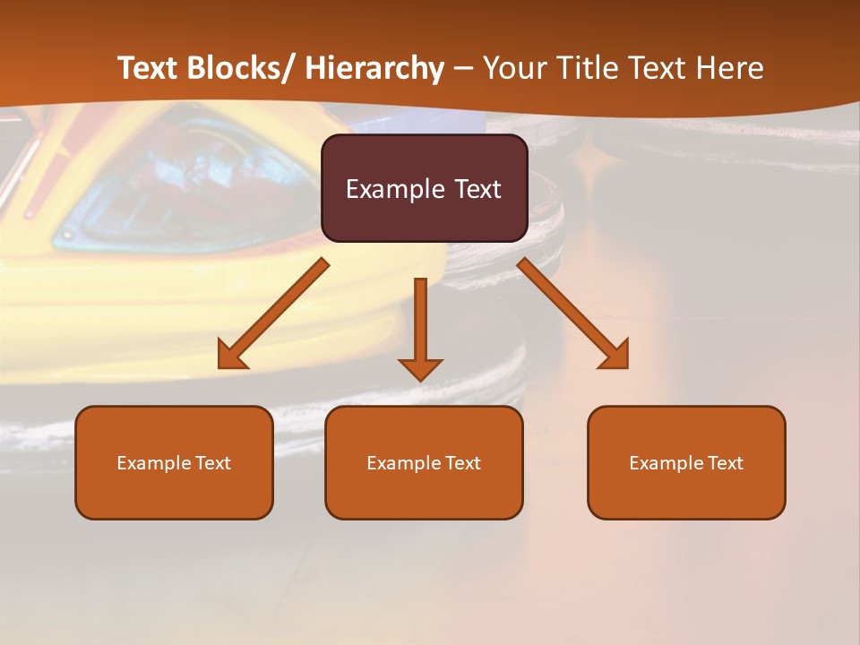 Outside Amusement Park Rides PowerPoint Template