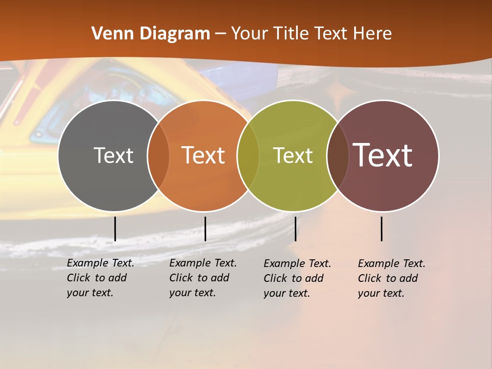 Outside Amusement Park Rides PowerPoint Template