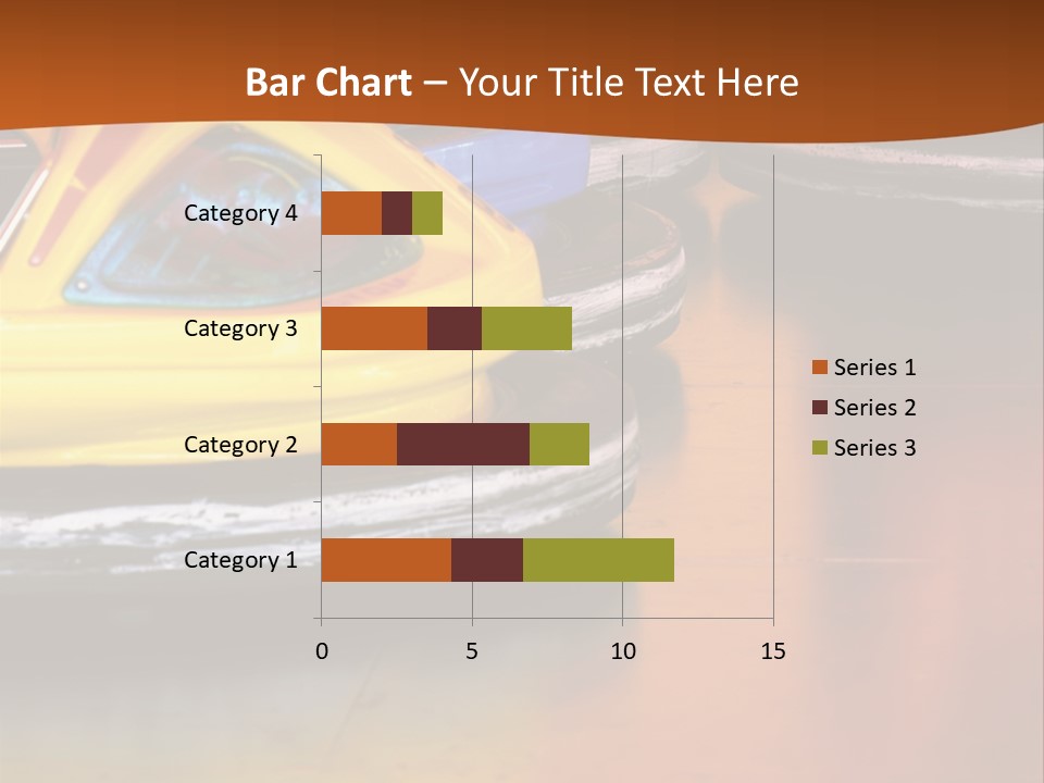 Outside Amusement Park Rides PowerPoint Template