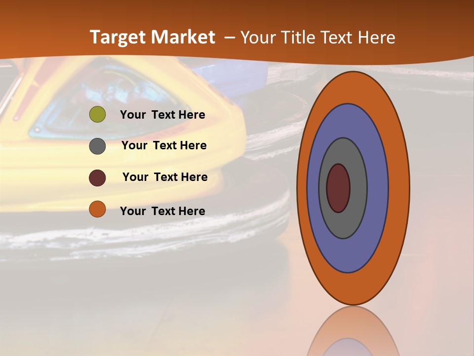 Outside Amusement Park Rides PowerPoint Template