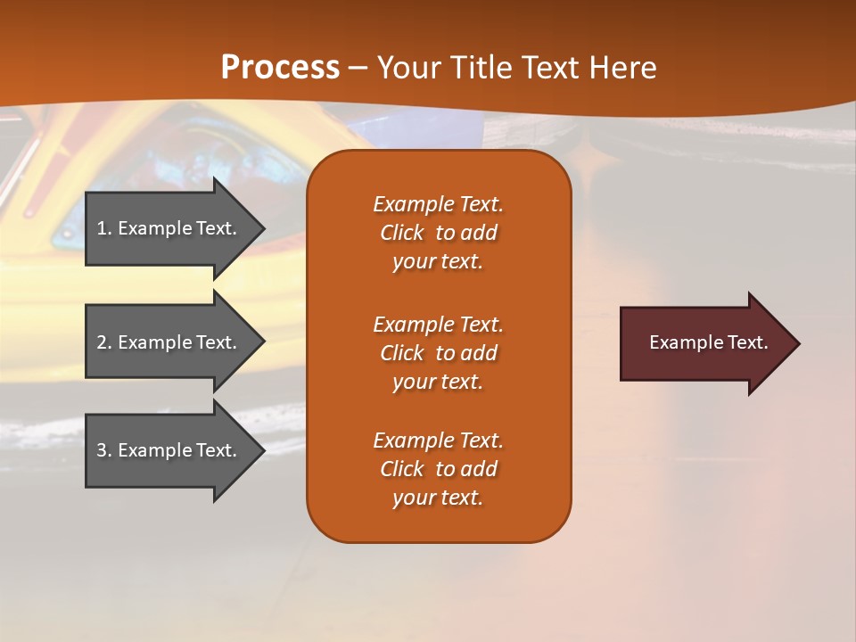 Outside Amusement Park Rides PowerPoint Template