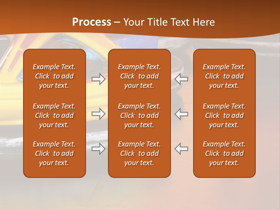 Outside Amusement Park Rides PowerPoint Template