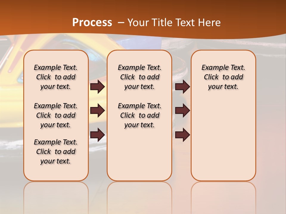Outside Amusement Park Rides PowerPoint Template