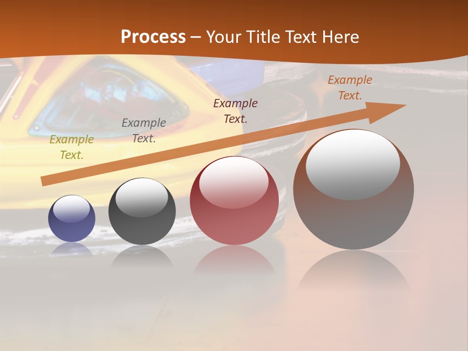 Outside Amusement Park Rides PowerPoint Template