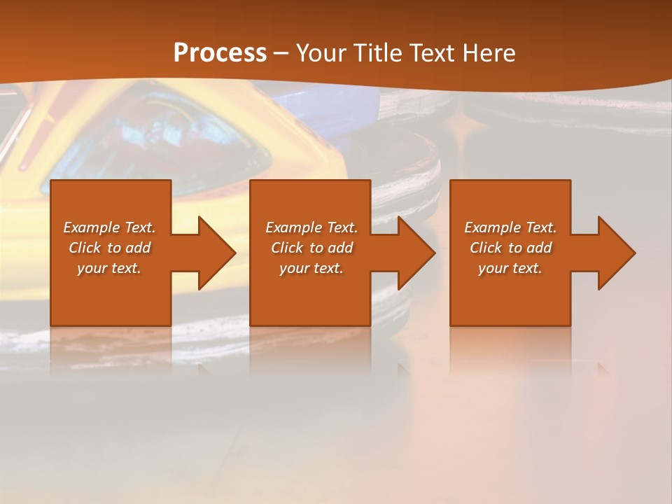 Outside Amusement Park Rides PowerPoint Template