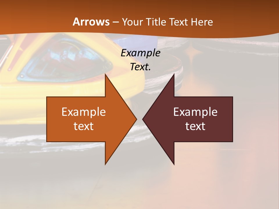 Outside Amusement Park Rides PowerPoint Template