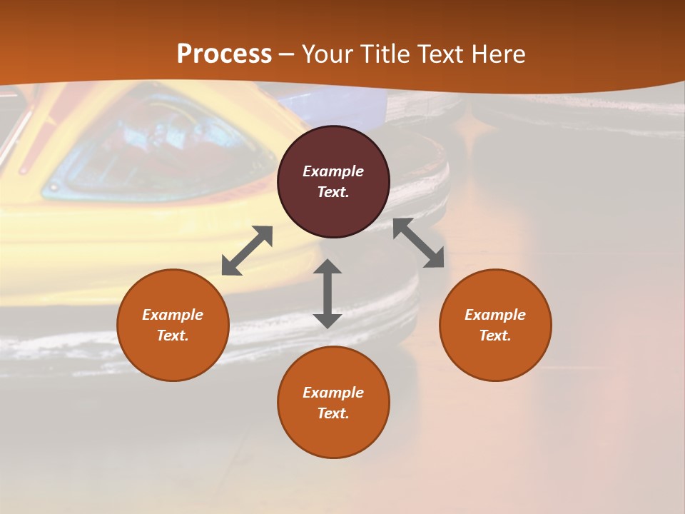 Outside Amusement Park Rides PowerPoint Template