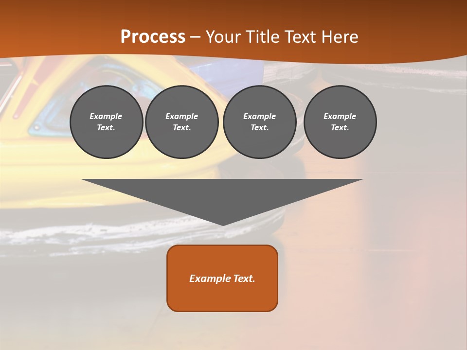Outside Amusement Park Rides PowerPoint Template