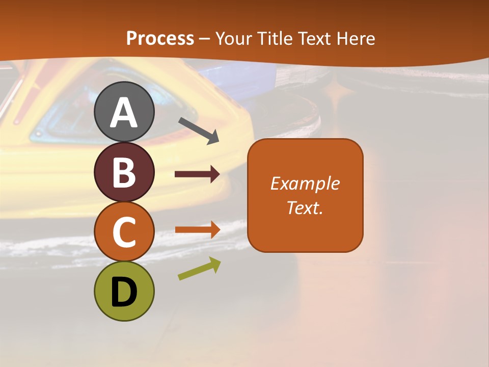 Outside Amusement Park Rides PowerPoint Template