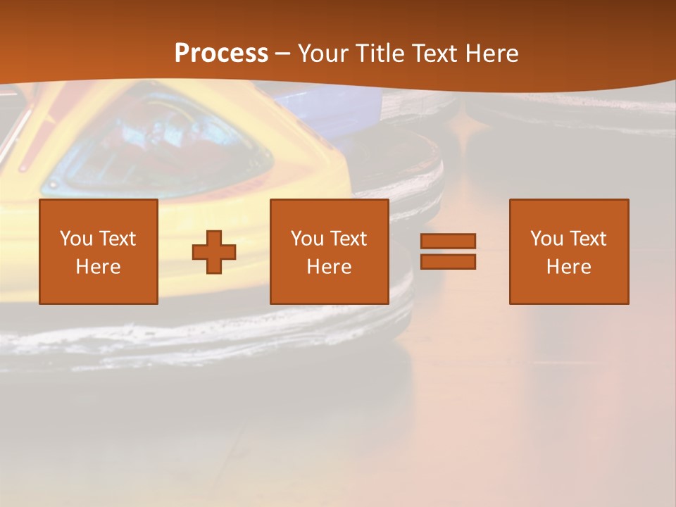 Outside Amusement Park Rides PowerPoint Template