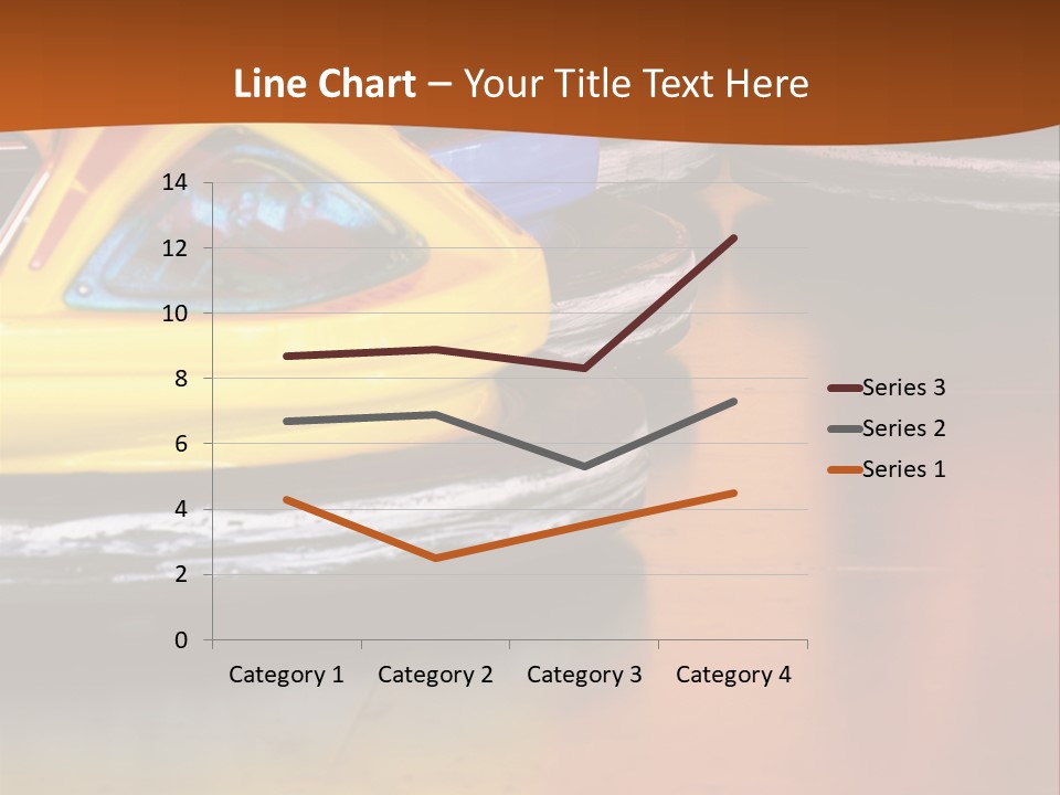 Outside Amusement Park Rides PowerPoint Template