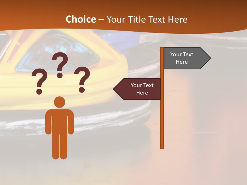 Outside Amusement Park Rides PowerPoint Template