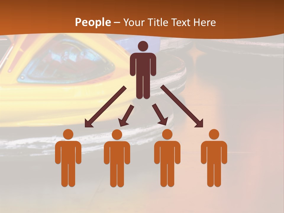 Outside Amusement Park Rides PowerPoint Template