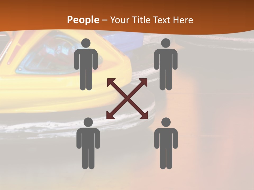 Outside Amusement Park Rides PowerPoint Template