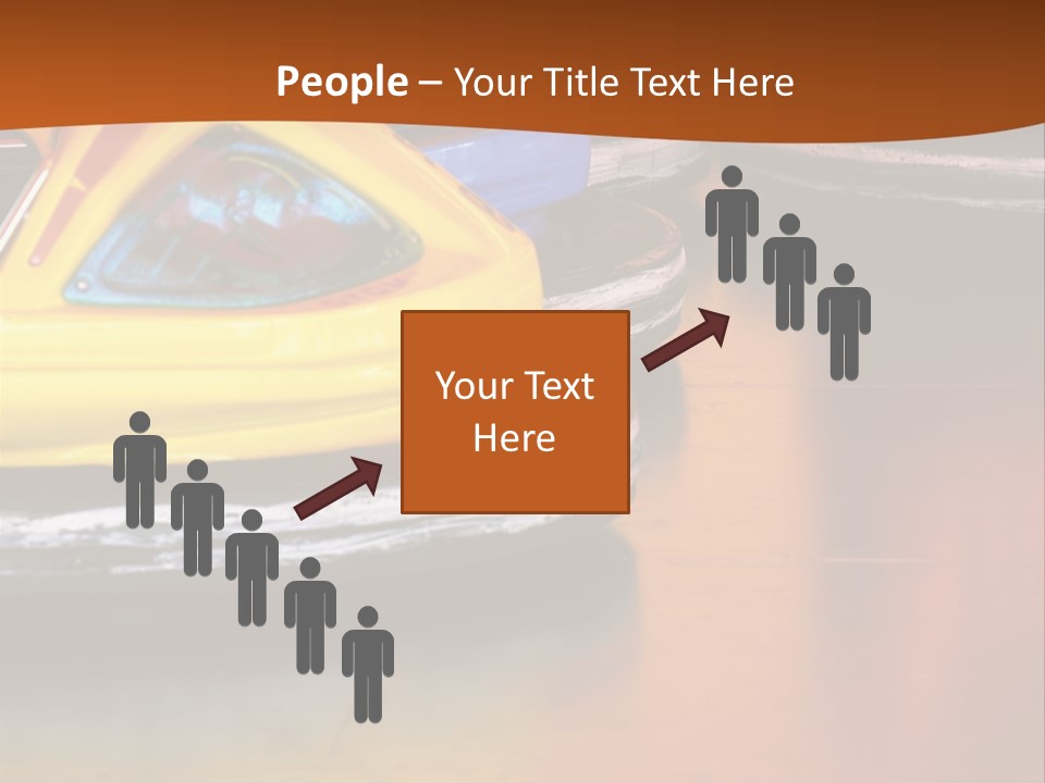 Outside Amusement Park Rides PowerPoint Template