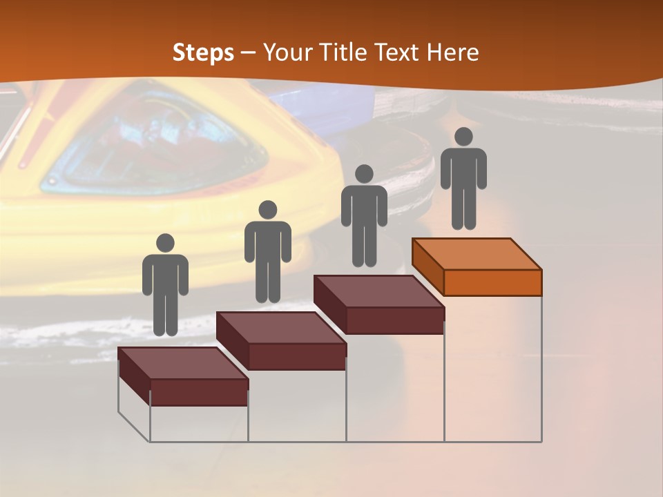 Outside Amusement Park Rides PowerPoint Template