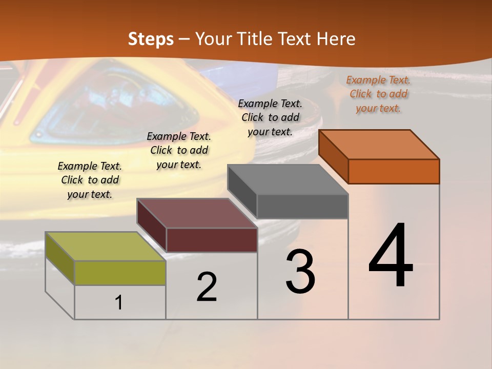 Outside Amusement Park Rides PowerPoint Template