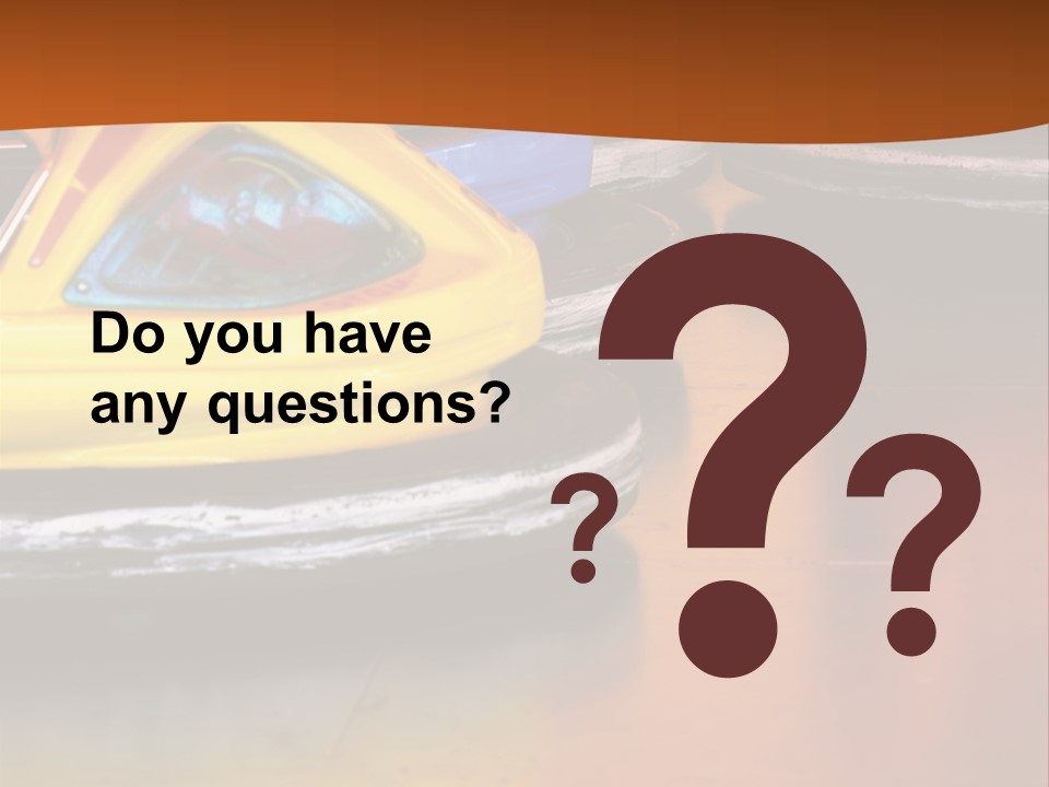 Outside Amusement Park Rides PowerPoint Template