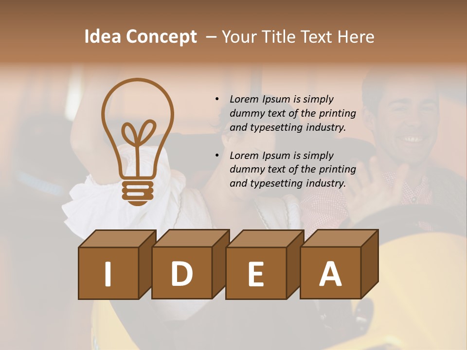 Guy Emotion Oktoberfest PowerPoint Template