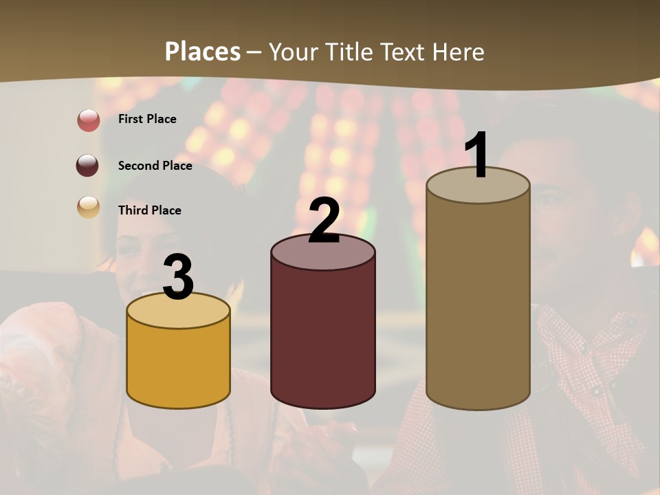 Amusement Park Ride Rides Men PowerPoint Template