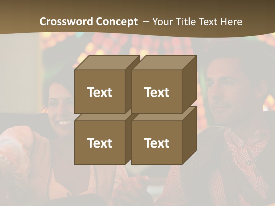Amusement Park Ride Rides Men PowerPoint Template